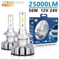 ♨﹍ ivhefd H7 HB3 HB4 25000LM 12V 24V Farol H11 Lâmpada Led Carro H4 Luzes 9005 9006 6000K Nevoeiro Luz