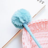 Stationery Cute School Office Supplies Pompom Gel Pen Plush