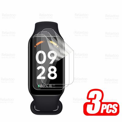 For Redmi Band 2 Hydrogel Film 3Pcs 999D Curved Soft Screen Protector Redme Band2 RedmiBand 2 Smart Watch Accessories Not Glass