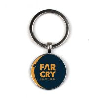 Keychain Glass Time Gem Keychain Key Jewelry DIY Custom Photo Personality Gift   Keychains gifts for men Far Cry game Nails Screws Fasteners