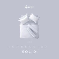 ปลอกผ้านวม 90x100 นิ้ว(1 ชิ้น) Lotus Impression Solid รหัส LI SD-00 สีขาว