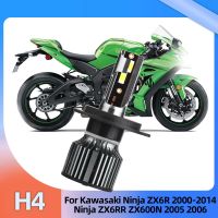 ไฟหน้า H4สำหรับ Kawasaki Ninja ZX6RR ZX600N 2005 2006รถจักรยานยนต์ Ninja ZX6R 2000-2007 2008 2009 2010 2011 2012 2013 2014