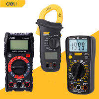 deli เครื่องวัดกระแสไฟ เช็คกระแสไฟ ดิจิตอลมัลติมิตเตอร์ Digital multimeter เครื่องวัดแรงดันไฟ วัดแรงดันไฟ รับประกันสินค้า