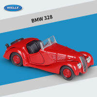 WELLY 1:24 BMW 328รถแปลงสภาพล้อแม็กรถยนต์ D Iecasts และของเล่นยานพาหนะรถรุ่นขนาดเล็กขนาดรุ่นรถสำหรับเด็ก