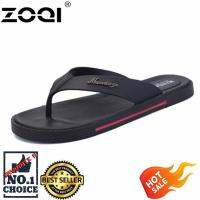 ZOQI ซัมเมอร์ชายสบาย Flip Flops
แบนรองเท้าแฟชั่นหายใจหายคอสะดวก/ฟิล์มดำ