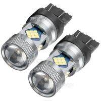 【Chat-support】 2x หลอดไฟ Led T20 7.5W 12 40V 7443 7440หลอดไฟ Led พร้อมอะไหล่โปรเจคเตอร์สำหรับเบรคท้ายหลอดไหสว่างรอบด้านสำรองสีขาว