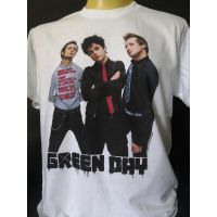 เสื้อวงนำเข้า Green Day Billie Joe Tré Cool Mike Dirnt Nofx Blink-182 Bad Religion Pop Punk Rock Skate Gildan T-Shirt พรีเมี่ยม รีด