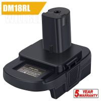 {: 》》》 DM18RL ตัวแปลงแบตเตอรี่สำหรับ Dewalt สำหรับ Milwaukee 20V/18V แปลงเป็นแบตเตอรี่ลิเธียมไอออนสำหรับแบตเตอรี่ ABP1801 P108ของ Ryobi 18V