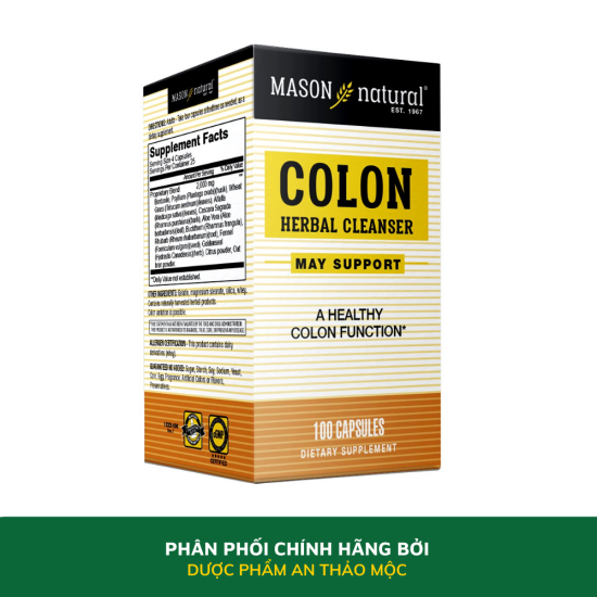 Viên uống mason natural colon herbal cleanser giúp giảm các triệu chứng - ảnh sản phẩm 4