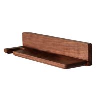 For Dyson Solid Wood Walnut Bathroom Rack Wall Mounted Bath Shelf Households Rack Hair Blow Dryer Shelf