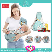Aixintu Địu Em Bé Một Vai Địu Vải Cotton Hữu Cơ Phía Trước Tiện Dụng Cho