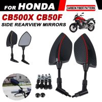 ♕แต่งเล็บสำหรับ HONDA CB 500X CB500X CB500 X CB500F CB 500 F 500F อุปกรณ์เสริมรถจักรยานยนต์กระจกกระจกมองหลังติดแฮนด์กระจกมองหลังข้าง