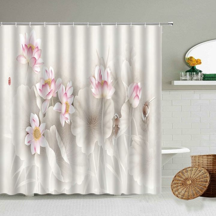 cw-printing-shower-curtain-chinese-watercolor-bathtub-polyester-with