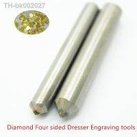 ☈✢♧ Diamond Engraving tools Dresser letter drag engravers Four sided carving cnc milling cutter Grinding Wheel Dressing 1pc