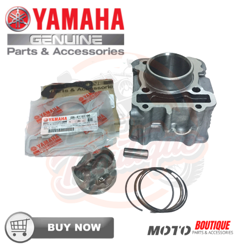 YAMAHA GENUINE CYLINDER BLOCK AND PISTON SET FOR MIO I 125/MIO I 125 S ...