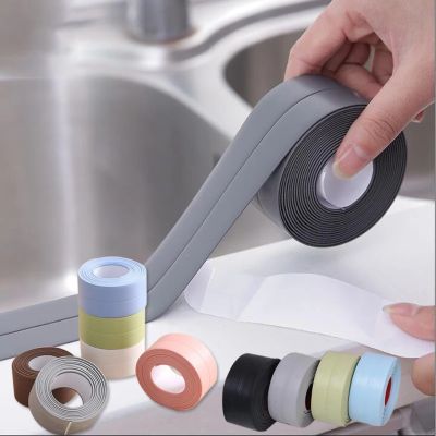 ۩✜▼ For Bathroom Kitchen Accessories Shower Bath Sealing Strip Tape Caulk Strip Self Adhesive Waterproof Wall Sticker Sink Edge Tape