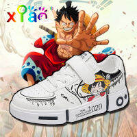 Xiaoxiao (Free Gift) Childrens Sneakers 《 One Piece 》Cartoon New &amp; Hottest Fashion Shoes Boys Running Shoes Boys Shoes Childrens Sports Shoes