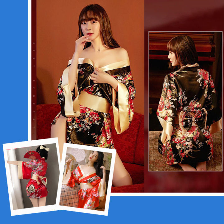 Bộ Váy Ngủ Cosplay Kimono Nhật Bản Dễ Thương Gợi Cảm  SoSexyVN
