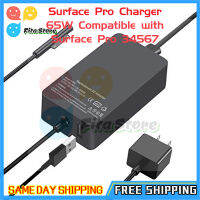 Surface Pro Charger 65W, Compatible with Surface Pro 34567 Power Supply Adapter Compatible for Both Microsoft Sur