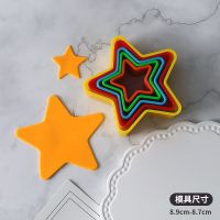 Cakesmile Cookie Cutter Pastry Mold Biscuit Dough Baking Fondant Shape Love Five Star Flower Pattern Multiple options available Bread Cake  Cookie Acc