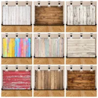 Wood Backdrops For Photography Color Hardwood Pine Floor Baby Cake Smash Pet Doll For Digital Photo Studio Prop Photo Background Cleaning Tools