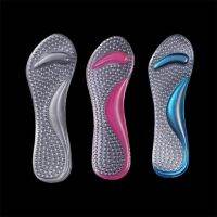 2PCS Orthopedic Silicone Insoles High Heels Foot Cushion Arch Support Shoes Pads Transparent Anti slip Multicolor Cushion