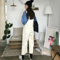 Jumpsuits Women Loose Solid Simple Ankle-length Streetwear Korean Style Chic Womens Trendy Casual Ulzzang Spring Autumn Overall