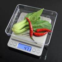 เครื่องชั่งอาหารดิจิตอล Kitchen Scale เครื่องชั่งอาหารมาตรฐาน  เครื่องชั่งน้ำหนักดิจิตอล เครื่องชั่งดิจิตอล ตาชั่งดิจิดอล 2 กิโลกรัม ทศนิยม 1 จุด 0.1 (มีถ่านแถมให้) ดำ เครื่องชั่งดิจิตอล อาหาร Digital Kitchen Scale