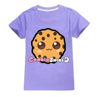 COOKIE SWIRL C Girls T Shirt Short Sleeves Cotton Tops Boys Baby Children Clothing Summer O Neck Tee Toddler Infant for 2-16 Years