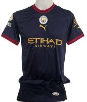 เสื้อบอลกีฬาผู้ชายทีมสโมสรฟุตบอลทีมแมนเชสเตอร์ซิตี/Manchester City รุ่นปี 2022-2023 แห้งเร็ว ระบายอากาศได้ ใส่สบาย ใส่ได้ทุกเพศ ทุกวัย