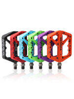 Mountain Road Bike Nylon Pedal 14mm Width Lightweight Bearing Non-slip Off-road Pedal Clip Mtb Rainbow