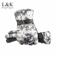 【JH】 Tactical Gloves Men Camouflage Warm Hand Protection Camo Wrist Mittens Mens Sport Hunting