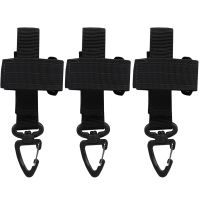 【YF】 3PCS Outdoor Keychain Clip Webbing Gloves Rope Holder Molle Camping