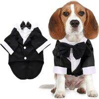 ☑✼ Dog Wedding Suit Tie Costume