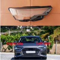 ฝาครอบไฟหน้ารถเลนส์ไฟหน้ารถยนต์สำหรับ Audi A6 S6 C8 2019 2020 2021