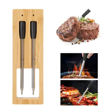 EO Wireless Bluetooth BBQ Thermometer Remote Digital Kitchen Cooking Food Meat  Thermometer With Probe For BBQ Smoker Grill Oven