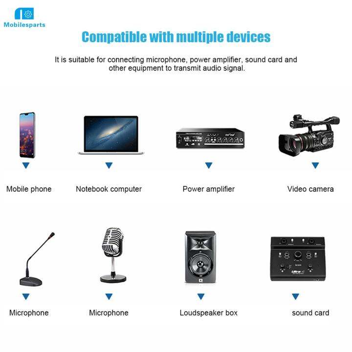 สายแผ่นปะรูปงูเป็น-xlr-เสียงไมค์-xlr-สำหรับแพทช์-preamps-1-2-3-5ม-สายไมโครโฟน-xlr