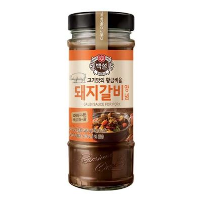 { Beksul }  Galbi Sauce for Pork 500g. Size 500 g.