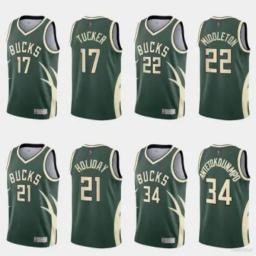 NBA_ Men Basketball 34# Antetokounmpoo Jerseys Khris 22# Middleton