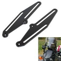 Black Motorcycle Front Windscreen Windshield Screen Shield Adjuster Bracket Kit for YAMAHA Tenere 700 XTZ700 XT700Z T7 2018 2019 2020 2021 2022