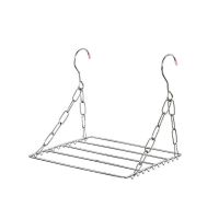 ▽◕❃ Balcony Folding Shoe Drying Rack Clothes Airer Stainless Steel Laundry Underwear