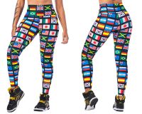 Zumba Spirit High Waisted Ankle Leggings  (กางเกงเลคกิ้งออกกำลังกายซุมบ้าและโยคะ)