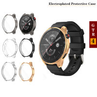 สำหรับ Huami Amazfit GTR 4 GTR4 Electroplated TPU Soft Full Protection Cover Case