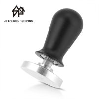 54mm / 58mm 304 Stainless Steel Coffee Tamper Flat Base Espresso Beans Press Tool calibrated tamper Coffee Accessories