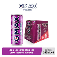 Nước tăng lực Gmax Premium vị Nho