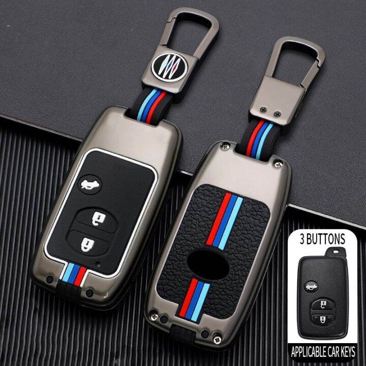 Zinc silicone Car key FOB case cover For Toyota Land Cruiser Prado 150 ...