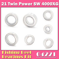 Fishing Reel Stainless Steel Ball Bearings Kit For Shimano 21 Twin Power SW 4000XG 04221 Spinning Reels Bearing Kits