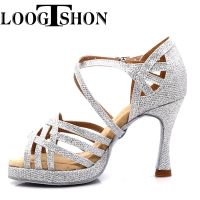 LOOGTSHON Latin water platform dancing shoes woman fashion High Heels Jazz Shoes heels for girls ladies free shipping