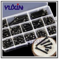 M3-M10 Hitam Kekuatan Tinggi Hexagon Hex Kepala Soket Cap Sekrup Baut Set 12.9 Kelas Baja Karbon DIN912 Allen Sekrup Bermacam-macam Kit