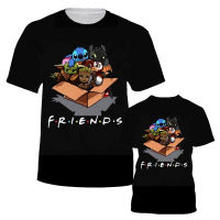 Horror Characters Friends Shirt Halloween T shirt Funny Halloween Gift For Men Women Casual Top Uni Full Size S-7XL